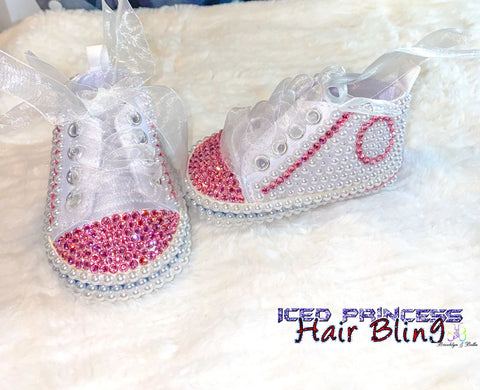 Baby Bling High Tops - Iced Princess