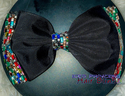 Colored Glass Bow Set - Iced Princess