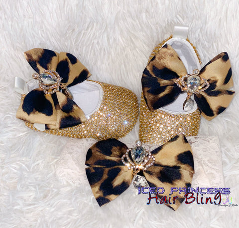 Iced Cheetah Babydoll Shoes - Iced Princess