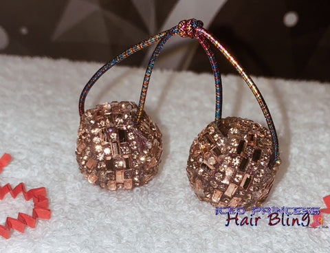 Peach Me Iced Beads (Large) - Iced Princess