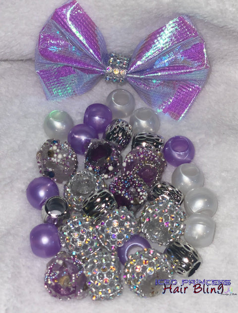 Purple Haze Iced Beads - Iced Princess