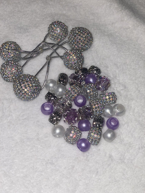 Purple Haze Iced Beads - Iced Princess