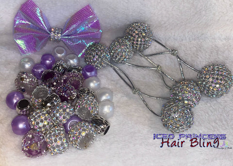 Purple Haze Iced Beads - Iced Princess