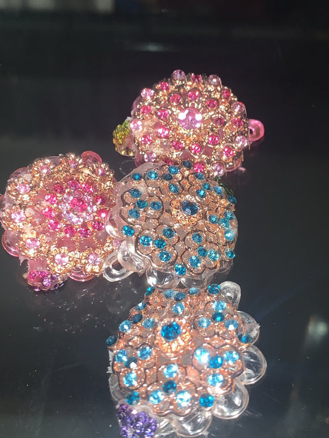 Rainbow Madness Barrettes - Iced Princess