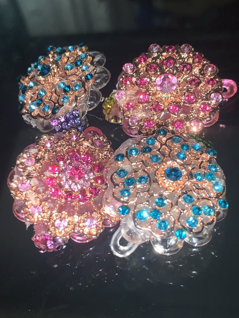 Rainbow Madness Barrettes - Iced Princess