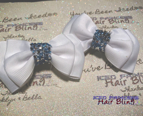 Tiffany Blue Bow Set - Iced Princess
