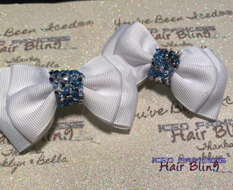 Tiffany Blue Bow Set - Iced Princess