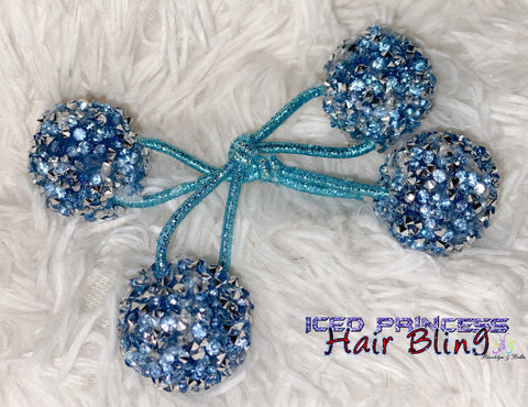 Tiffany Blue Iced Beads - Iced Princess